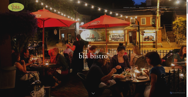 Security scan screenshot of https://www.biabistro.com/