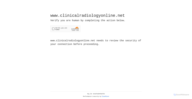 Security scan screenshot of https://www.clinicalradiologyonline.net