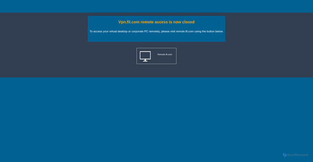 Security scan screenshot of https://vpn.fil.com