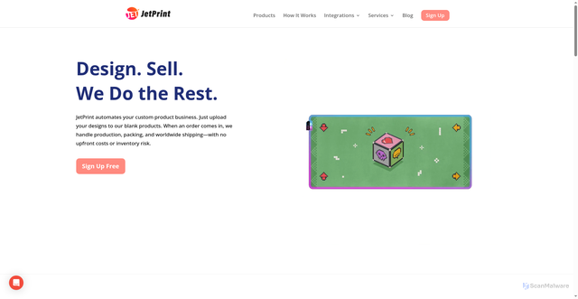 Security scan screenshot of https://jetprintapp.com