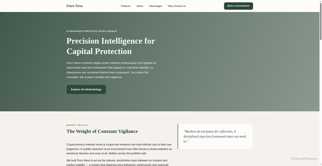 Security scan screenshot of https://www.fioronexo.net/
