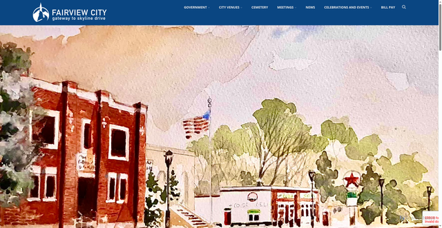 Security scan screenshot of https://fairviewcityut.gov/
