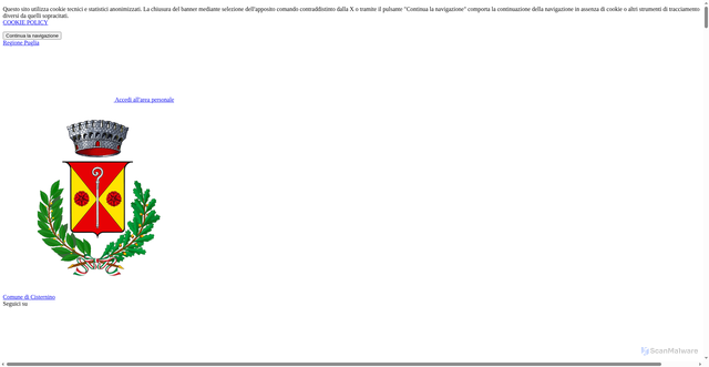 Security scan screenshot of https://comune.cisternino.br.it/