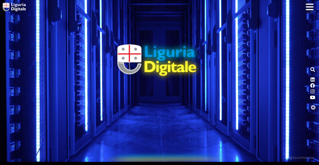 Security scan screenshot of https://www.liguriadigitale.it/