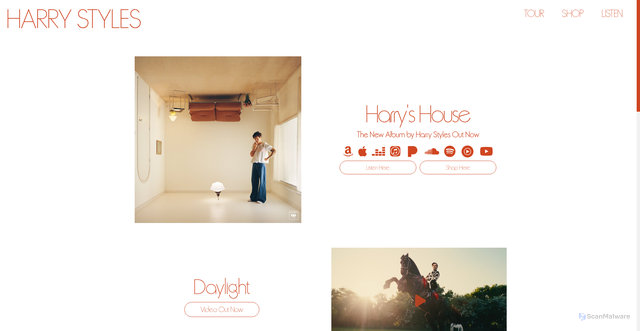 Security scan screenshot of https://www.hstyles.co.uk/