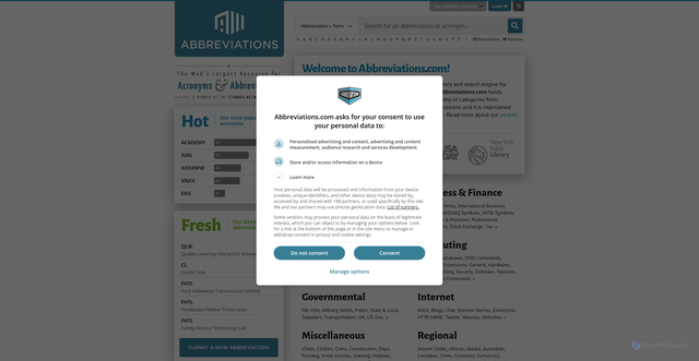 Security scan screenshot of https://stands4.com