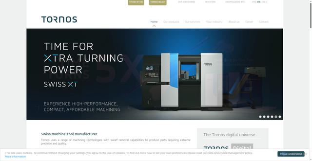 Security scan screenshot of https://tornos.com