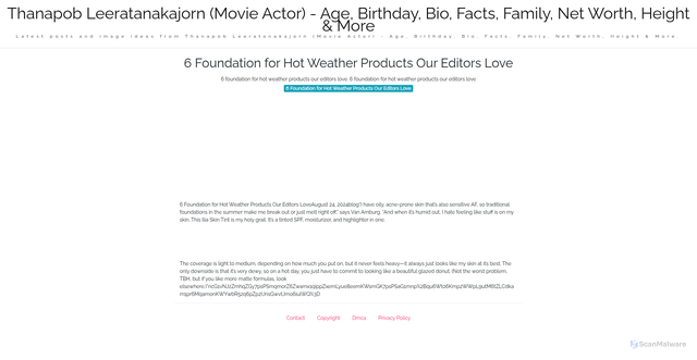 Security scan screenshot of https://nusaglobalmedia-dp2t8grwtfvf.edgeone.app/6-foundation-for-hot-weather-products-our-editors-love.html