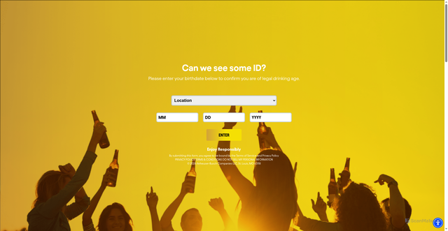 Security scan screenshot of https://ab-inbev.com