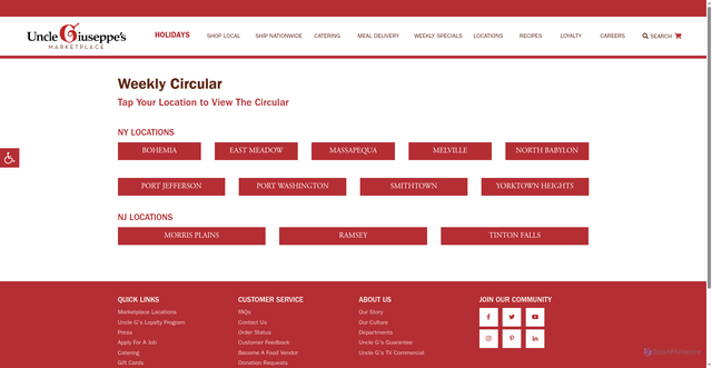Security scan screenshot of https://uncleg.com/circular/