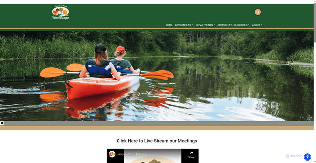 Security scan screenshot of https://fortwinn.gov/
