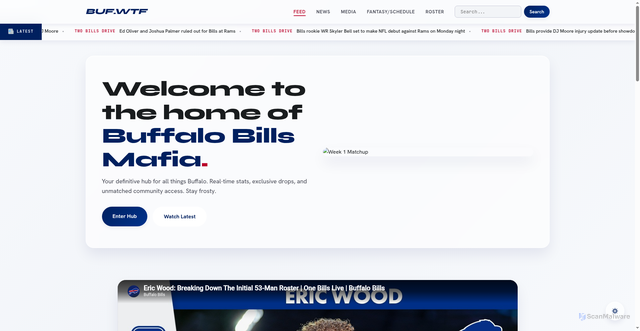 Security scan screenshot of https://www.buf.wtf/latest-dj-moore-injury-updates-after-bills-wr-leaves-tnf-game-vs-lions/