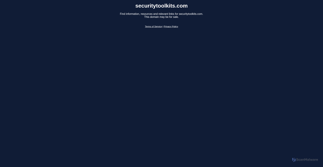 Security scan screenshot of https://securitytoolkits.com