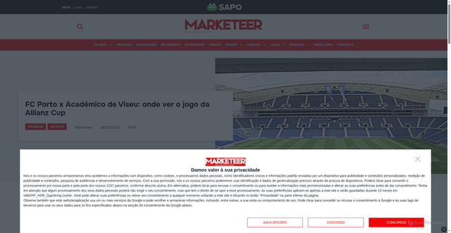 Security scan screenshot of https://marketeer.sapo.pt/fc-porto-x-academico-de-viseu-onde-ver-o-jogo-da-allianz-cup/