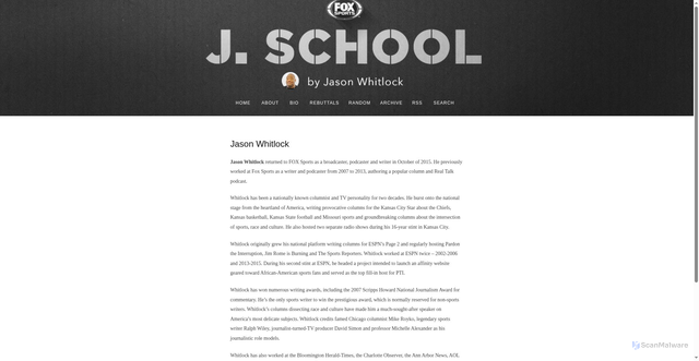 Security scan screenshot of https://j.school/bio