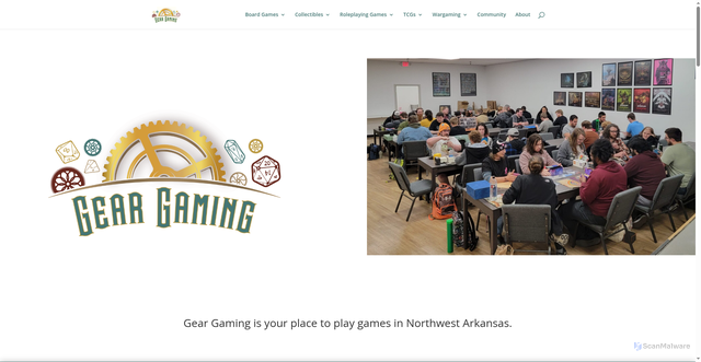 Security scan screenshot of https://geargamingstore.com