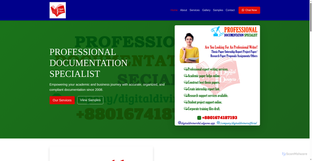 Security scan screenshot of https://digitaldivinersbd-9vqlu8yxxi.edgeone.app/