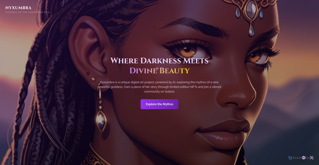 Security scan screenshot of http://nyxumbra.pages.dev/