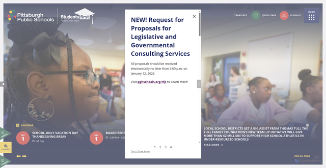 Security scan screenshot of https://www.pghschools.org/