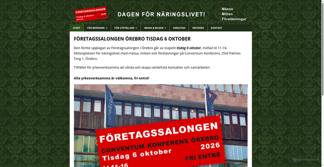 Security scan screenshot of https://foretagssalongenorebro.se