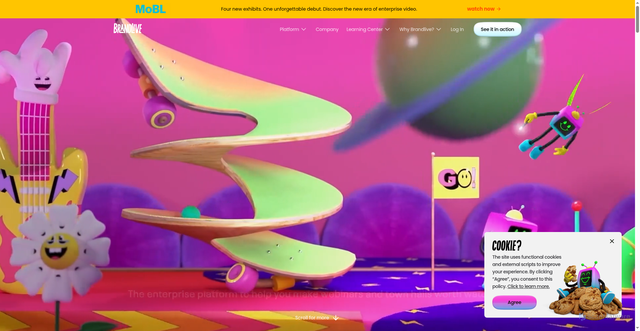 Security scan screenshot of https://brandlive.com