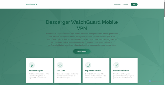 Security scan screenshot of https://watchguard-vpn.es
