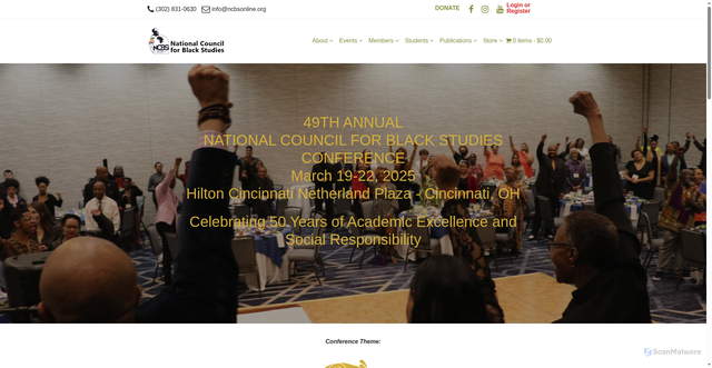 Security scan screenshot of https://ncbsonline.org/49th-annual-conference/