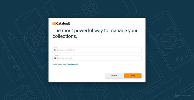 Security scan screenshot of https://catalogit.app/