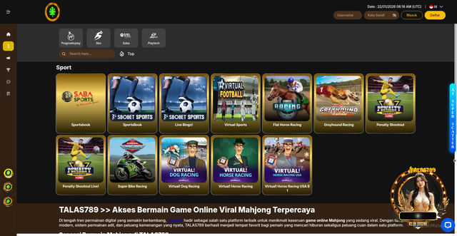 Security scan screenshot of https://talas789terea.com/games/sport