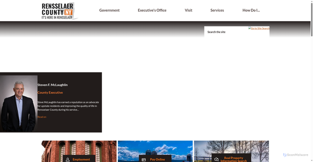 Security scan screenshot of https://www.rensco.com/