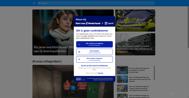 Security scan screenshot of https://www.hartvannederland.nl/112/ongeluk/artikelen/ijmuiden-persoon-overleden-noordzee-zoekactie