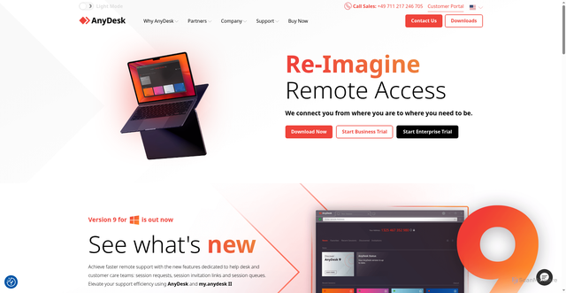 Security scan screenshot of https://relay-5d111ddb.net.anydesk.com
