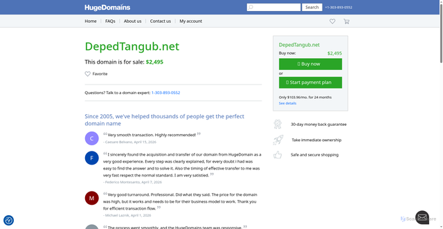 Security scan screenshot of http://depedtangub.net/