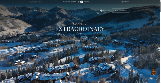 Security scan screenshot of https://www.mountainlodgetelluride.com/