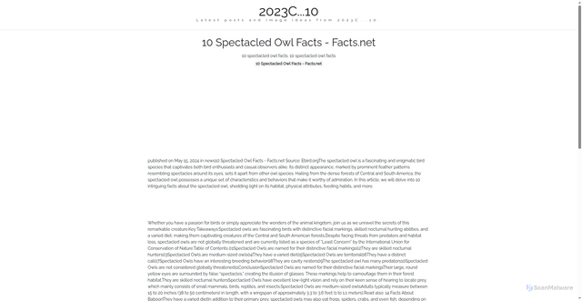 Security scan screenshot of https://pikselmotionline-dpiuf3ygir9m.edgeone.app/10-spectacled-owl-facts-factsnet.html