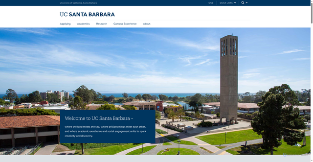 Security scan screenshot of https://ucsb.edu