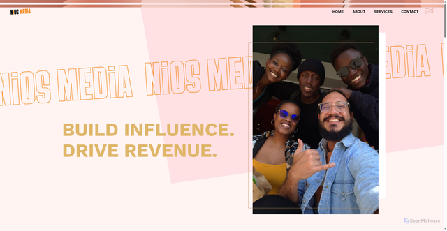 Security scan screenshot of https://niosmedia.com/