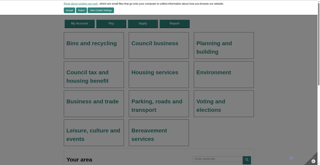 Security scan screenshot of https://www.eden.gov.uk/