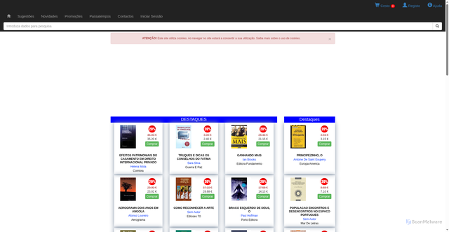 Security scan screenshot of https://www.livapolo.pt