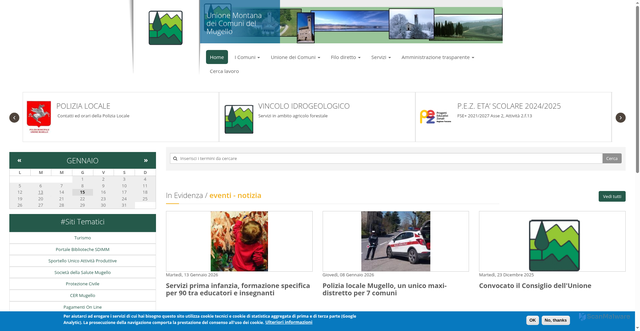 Security scan screenshot of https://www.uc-mugello.fi.it/