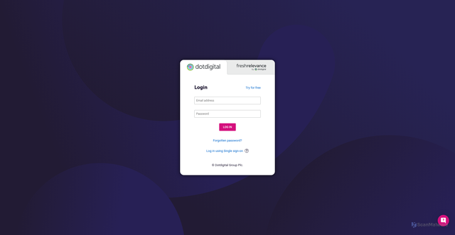 Security scan screenshot of https://r1-login.dotdigital.com