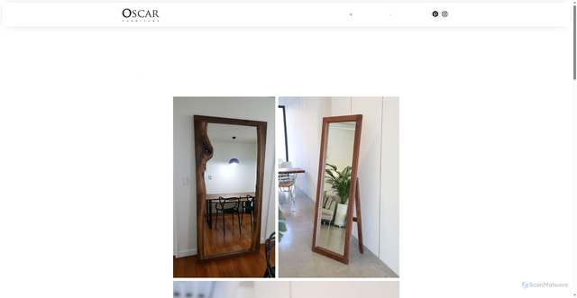 Security scan screenshot of https://oscarfurnitureinc.com/mirror-lighting/