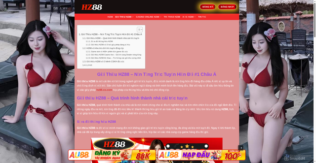 Security scan screenshot of https://hz88-vn.site/gioi-thieu-hz88/