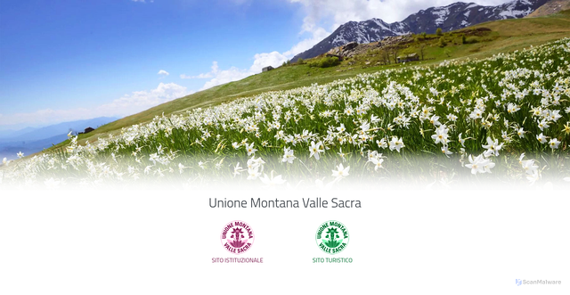 Security scan screenshot of https://www.unionevallesacra.to.it/