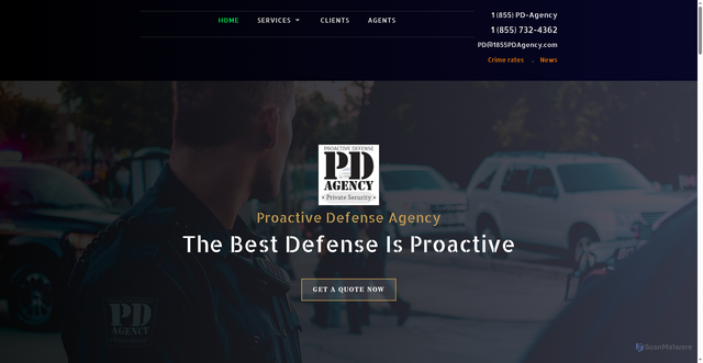 Security scan screenshot of http://sphinxsecurityusa.com/