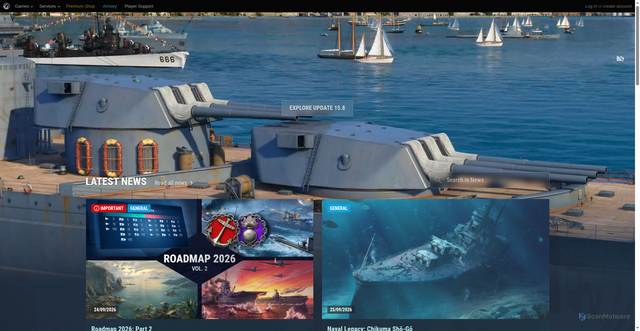 Security scan screenshot of https://auth.worldofwarships.ru