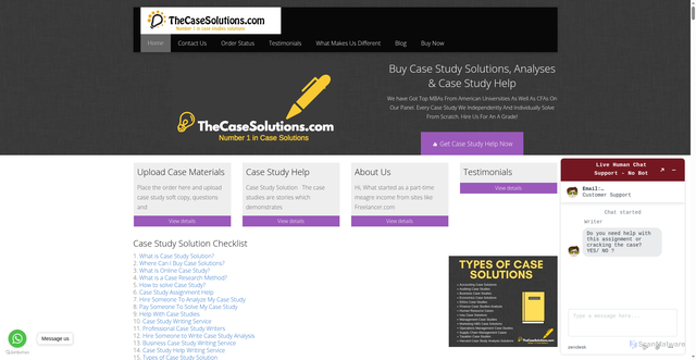Security scan screenshot of https://thecasesolutions.com