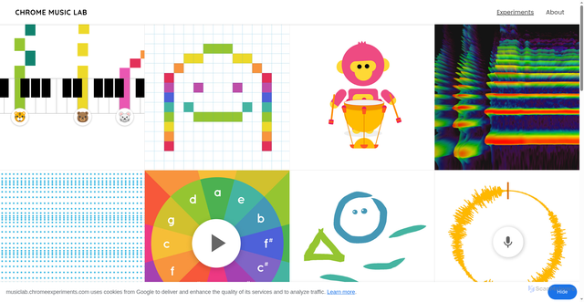 Security scan screenshot of https://musiclab.chromeexperiments.com/