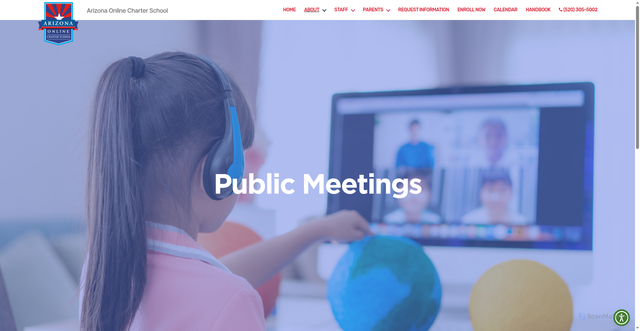 Security scan screenshot of https://arizonaonlinecharterschool.org/?p=9122