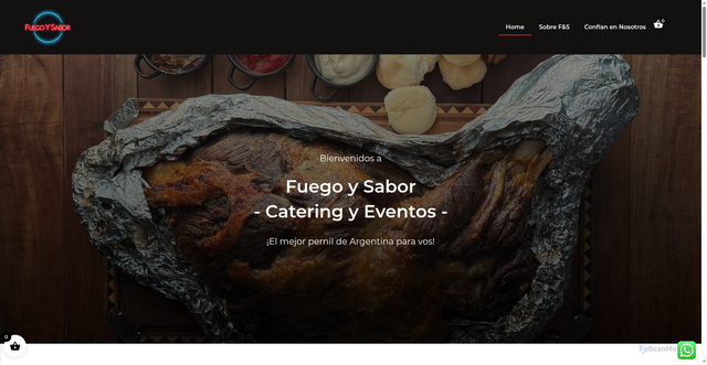 Security scan screenshot of https://fuegoysabor.com.ar
